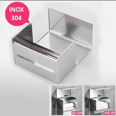 Hộp đựng cuộn giấy nhỏ inox 304 Model: TC 927103 vuông