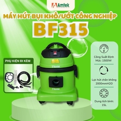 Máy Hút Bụi Khô/Ướt AMTEK BF315 Dung Tích 15L