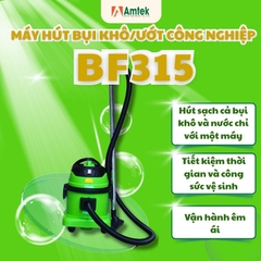 Máy Hút Bụi Khô/Ướt AMTEK BF315 Dung Tích 15L