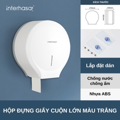 Hộp đựng giấy vệ sinh cuộn lớn Interhasa E1008