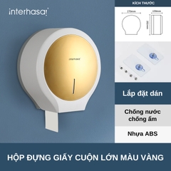 Hộp đựng giấy vệ sinh cuộn lớn Interhasa E1008