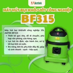 Máy Hút Bụi Khô/Ướt AMTEK BF315 Dung Tích 15L