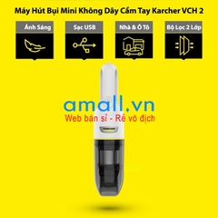 MÁY HÚT BỤI CẦM TAY DÙNG PIN KARCHER VCH2, HÀNG CHÍNH HÃNG THƯƠNG HIỆU TỪ ĐỨC