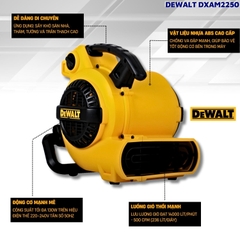 MÁY THỔI KHÔ THẢM, SÀN DEWALT DXAM2250