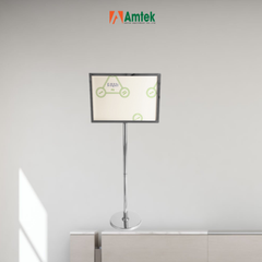 Bảng Menu Inox Hai Mặt A2