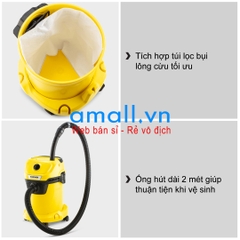 Máy hút bụi khô và ướt Karcher WD 3 V Car (New 2022)