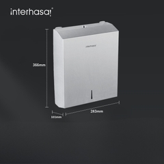 Hộp đựng giấy lau tay treo tường inox Interhasa HSD-228