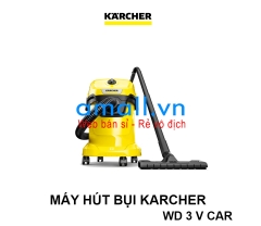 Máy hút bụi khô và ướt Karcher WD 3 V Car (New 2022) dòng máy cải tiến của máy hút bụi xe hơi WD 3 Car