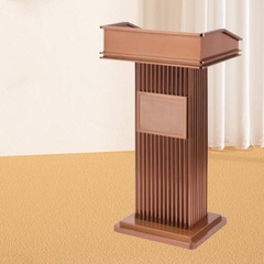 Bục Phát Biểu Gỗ Công Nghiệp Kết Hợp Thép