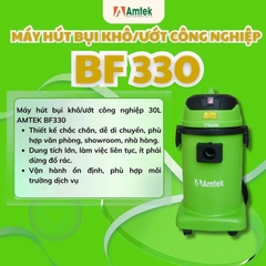 Máy hút bụi khô/ướt AMTEK BF330 dung tích 30L