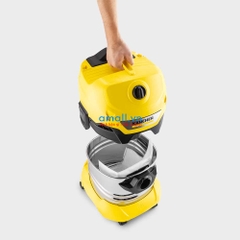 MÁY HÚT BỤI KHÔ VÀ ƯỚT KARCHER WD 4 S, HÀNG CHÍNH HÃNG THƯƠNG HIỆU CHÂU ÂU