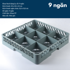 Khay Rack Đựng Ly, Cốc Nhiều Ngăn