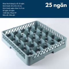 Khay Rack Đựng Ly, Cốc Nhiều Ngăn