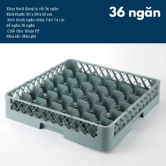 Khay Rack Đựng Ly, Cốc Nhiều Ngăn