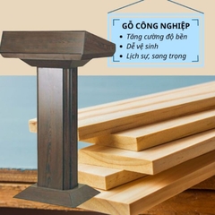 Bục Phát Biểu Gỗ Công Nghiệp