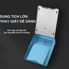 Hộp đựng giấy lau tay treo tường inox Interhasa HSD-228