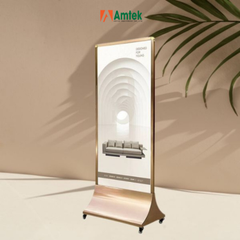 Bảng Standee Inox Di Động