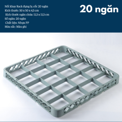 Khay Rack Đựng Ly, Cốc Nhựa PP