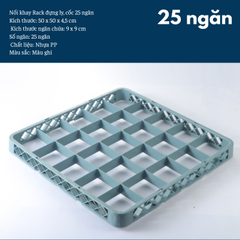 Khay Rack Đựng Ly, Cốc Nhựa PP