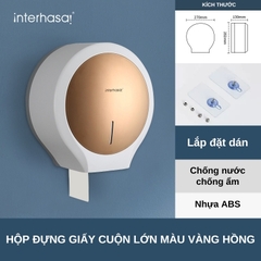 Hộp đựng giấy vệ sinh cuộn lớn Interhasa E1008