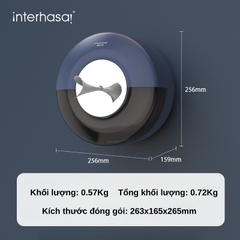 Hộp đựng cuộn giấy vệ sinh treo tường Interhasa HSD-E51016