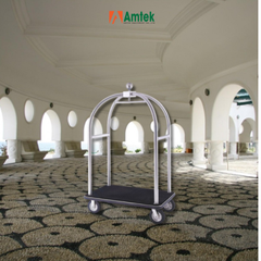 Xe Đẩy Hành Lý Khách Sạn Inox