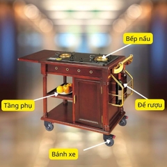Xe Phục Vụ Bàn Bếp Di Động