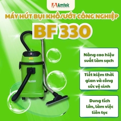 Máy hút bụi khô/ướt AMTEK BF330 dung tích 30L