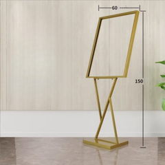 Bảng Welcome Inox Mạ Vàng