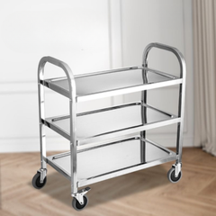 Xe Đẩy Inox 3 Tầng D75