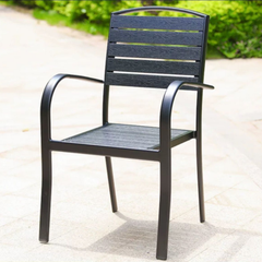 Ghế Nhôm Đúc Khung Nhôm Nan Gỗ Nhựa