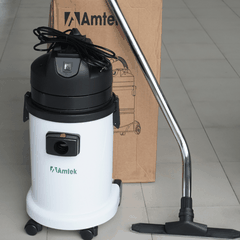 Máy hút bụi công nghiệp khô và ướt  Amtek AT-301P thùng nhựa