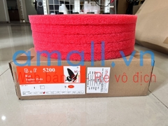Miếng pad chà sàn BF 5200 đường kính 16 inch, 5 miếng/thùng, màu đỏ