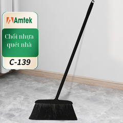 Chổi ngắn quét nhà làm bằng nhựa, sợi bằng cước Model: C-139