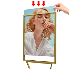 Bảng Welcome Inox Mạ Vàng