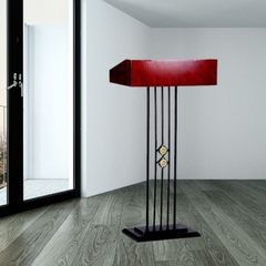 Bục Phát Biểu Gỗ Công Nghiệp Kết Hợp Thép