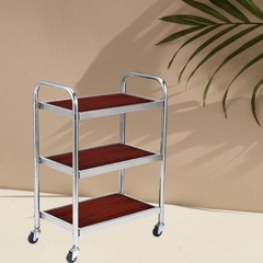 Xe Phục Vụ Bàn 3 Tầng Inox