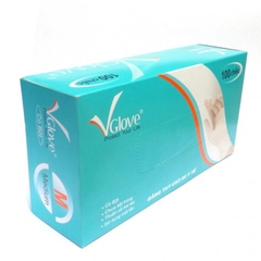 Thùng 10 hộp Găng Tay Y Tế VGLOVE Có bột