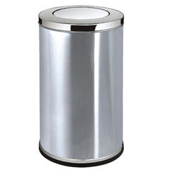 Thùng rác inox nắp lật