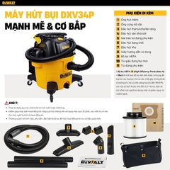 Máy hút bụi công nghiệp 3 chức năng Dewalt DXV34P