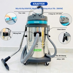 Máy hút bụi công nghiệp Kraffer KF70