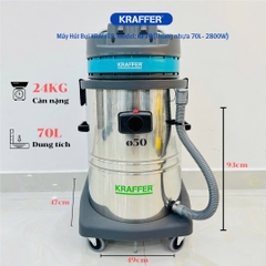 Máy hút bụi công nghiệp Kraffer KF70