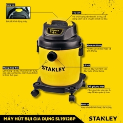 Máy hút bụi gia dụng - Khô/Ướt - Hiệu Stanley USA - SL19128P