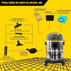 Máy hút bụi gia dụng - Khô/Ướt/Thổi -  Hiệu Stanley USA - SL19305-5B