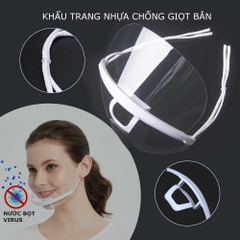 Khẩu trang nhựa trong chất lượng, giá tốt