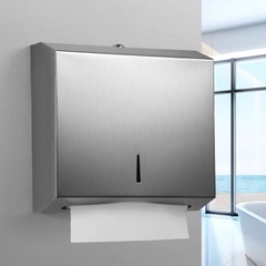 Hộp Đựng Giấy Lau Tay Inox Treo Tường Cao Cấp