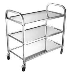 Xe Đẩy Inox 3 Tầng D75
