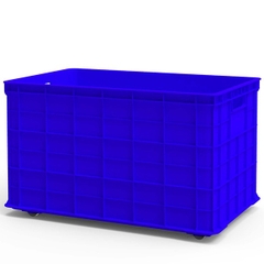 Sóng nhựa bít 5 bánh xe - 775x495x425 mm