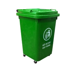 Thùng rác nhựa 60L nắp kín