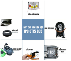 Máy chà sàn liên hợp IPC CT15 B35